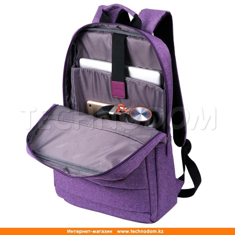 Рюкзак для ноутбука 15.6" NEO LETU, Violet, полиэстер (NEB-001V) - фото #2