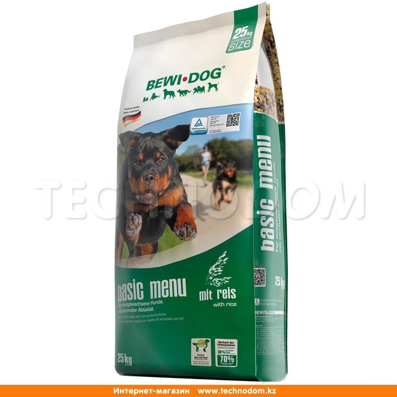 Сухой корм-трансформер Bewi Dog Basic Menue для собак корм, крокеты и хлопья 25 кг - фото #0