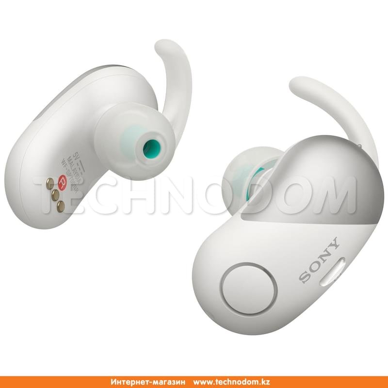 Наушники Вставные Sony Bluetooth WF-SP700NW, White - фото #0