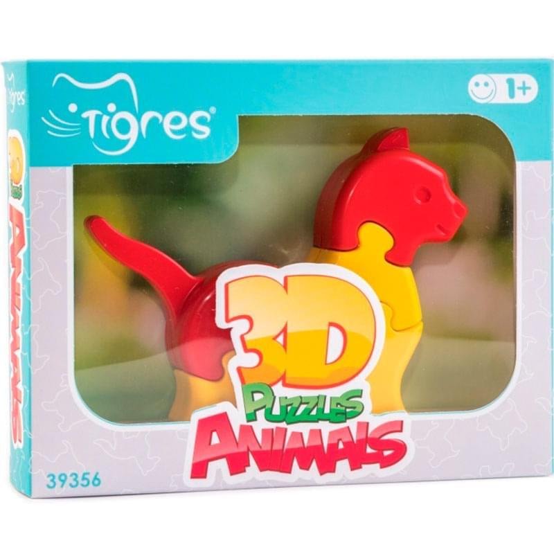 Tigres Игрушка развивающая: 3D пазлы-Зверюшки (1шт) - фото #0