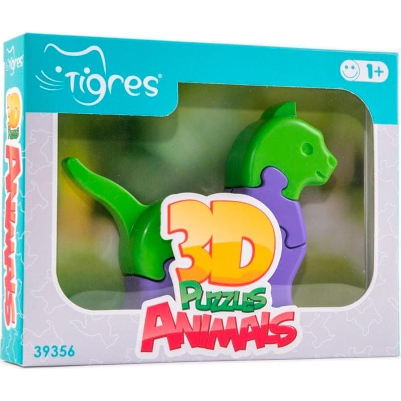 Tigres Игрушка развивающая: 3D пазлы-Зверюшки (1шт) - фото #3