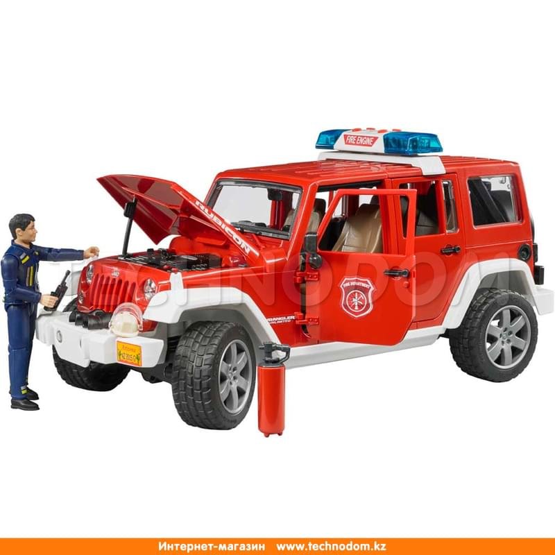 Внедорожник «Jeep Wrangler Unlimited Rubicon» пожарная с фигуркой - фото #2