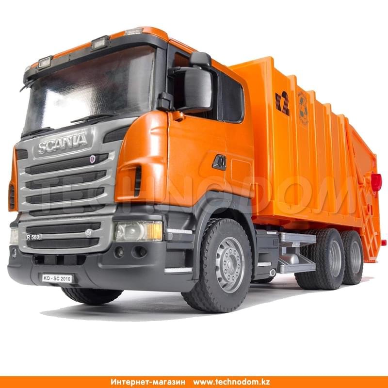 Мусоровоз «Scania» оранжевый - фото #1