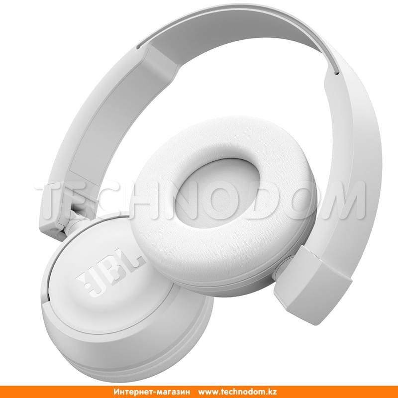 Наушники Накладные JBL Bluetooth T450BT, White (JBLT450BTWH) - фото #2