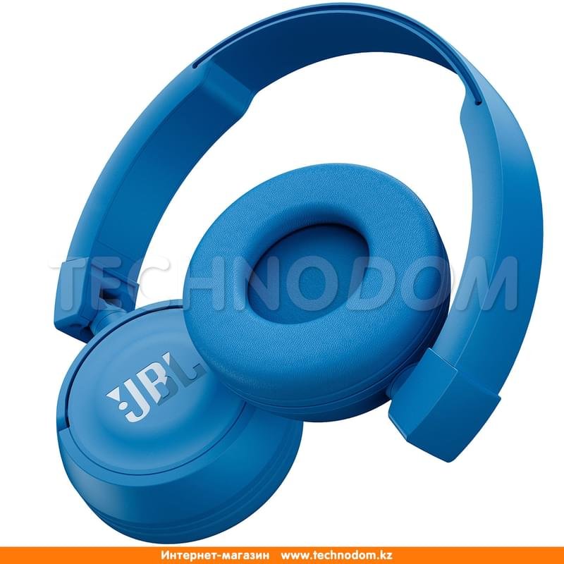 Наушники Накладные JBL Bluetooth T450BT, Blue (JBLT450BTBLU) - фото #2
