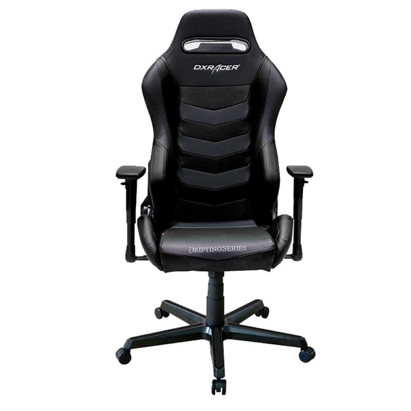 Игровое компьютерное кресло DXRacer OH/DM166/N, Кожзам, (Ш)52*(Г)50*(В)138 см, Black - фото #0