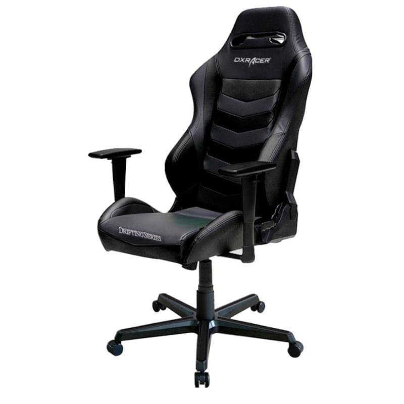 Игровое компьютерное кресло DXRacer OH/DM166/N, Кожзам, (Ш)52*(Г)50*(В)138 см, Black - фото #1