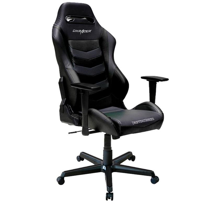 Игровое компьютерное кресло DXRacer OH/DM166/N, Кожзам, (Ш)52*(Г)50*(В)138 см, Black - фото #2
