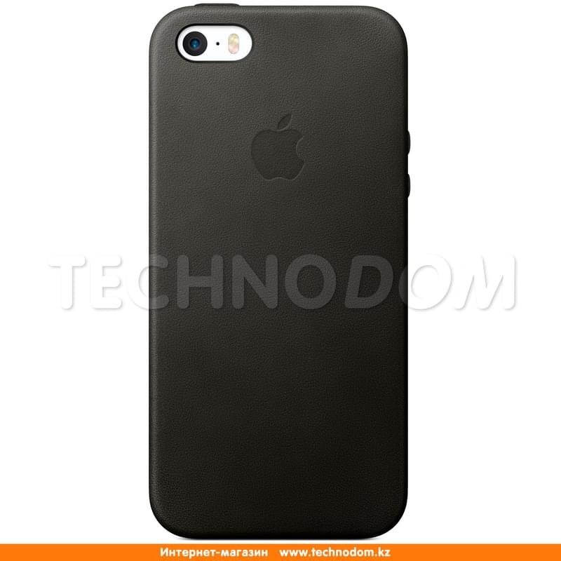 Чехол для iPhone SE/5S/5 Apple, Кожа, Black (MMHH2ZM/A) - фото #0