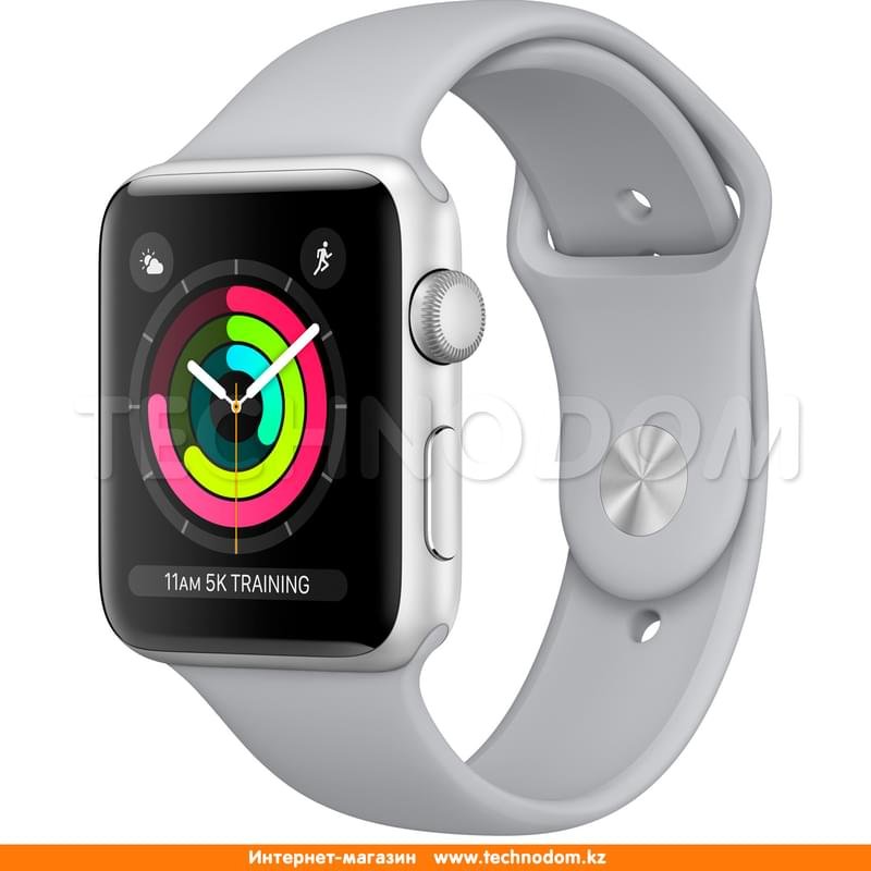 Смарт часы Apple Watch Series 3 GPS 38mm Silver Aluminium Case with Fog Sport Band - фото #0