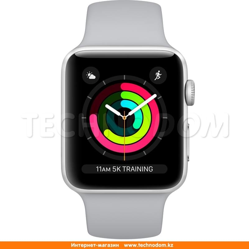 Смарт часы Apple Watch Series 3 GPS 38mm Silver Aluminium Case with Fog Sport Band - фото #1