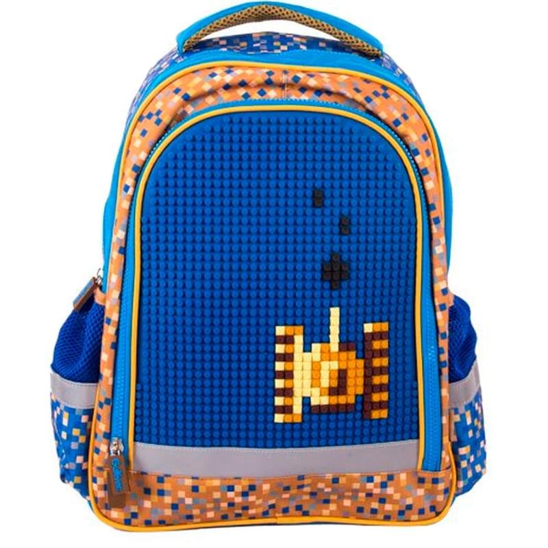 Рюкзак школьный с пикси-дотами (синий) - фото #0