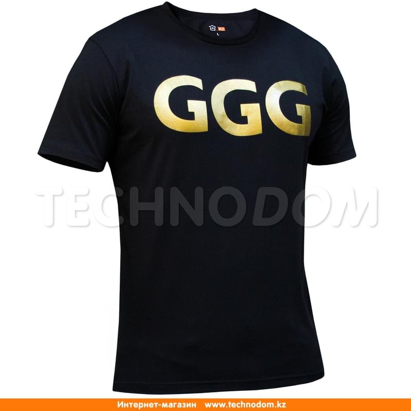 Футболка GGG, "GGG Logo", Black (S) - фото #0