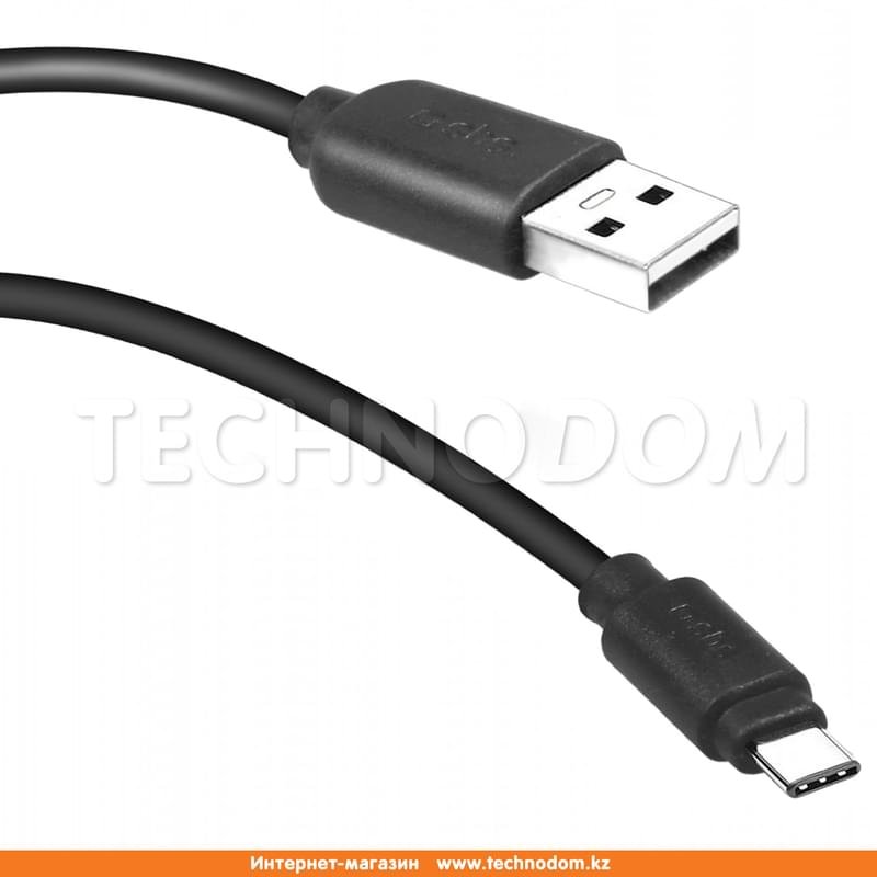 Кабель USB 2.0 - Type-С, SBS, 1,5м, Чёрный (TECABLEMICROC15K) - фото #0