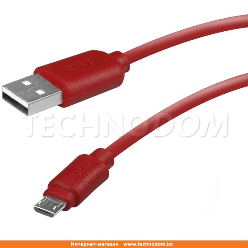 Кабель USB 2.0 - Micro USB, SBS, 1м, Красный (TECABLEMICROR) - фото #0