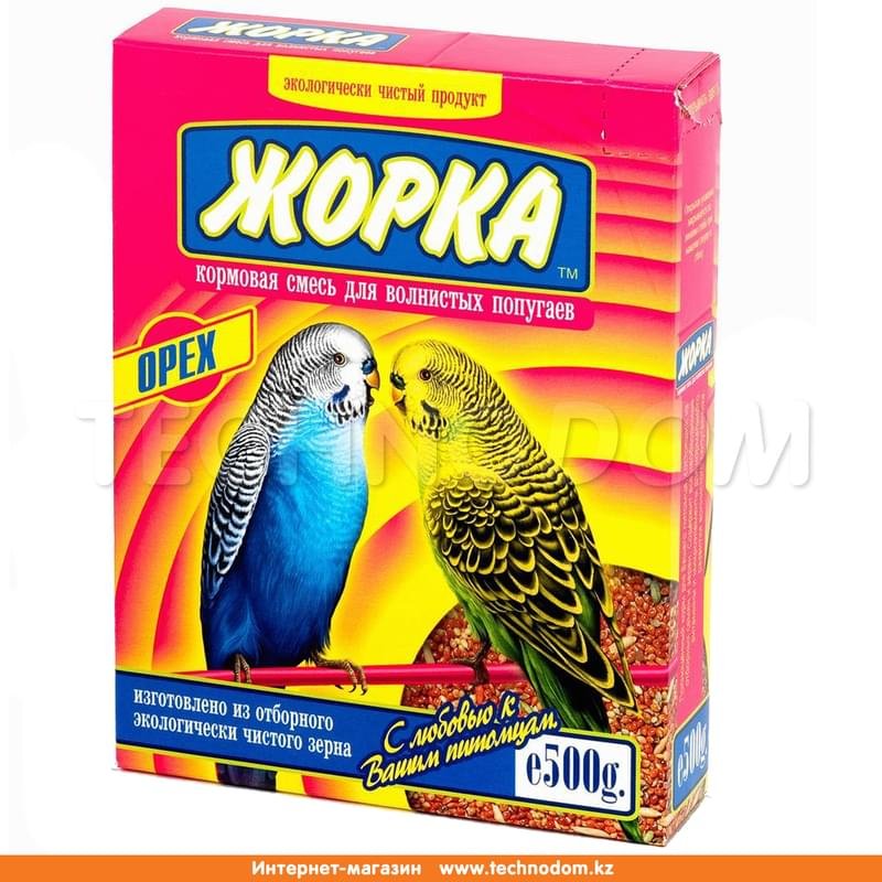 Корм для волнистых попугаев Жорка с орехом 500 г - фото #0