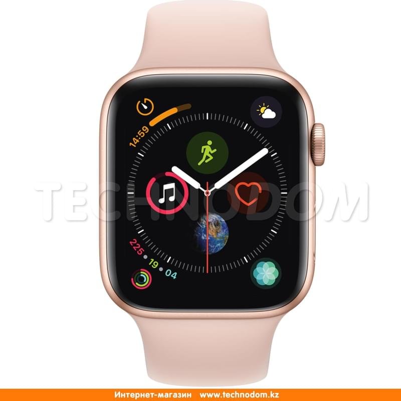 Смарт часы Apple Watch Series 4 GPS 40mm Gold Aluminium Case with Pink Sand Sport Band - фото #1