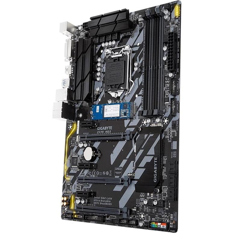 Материнская плата Gigabyte Z370 HD3-OP LGA1151 4DDR4 PCI-E 3x16 3x1 (HDMI+DVI-D) ATX - фото #2
