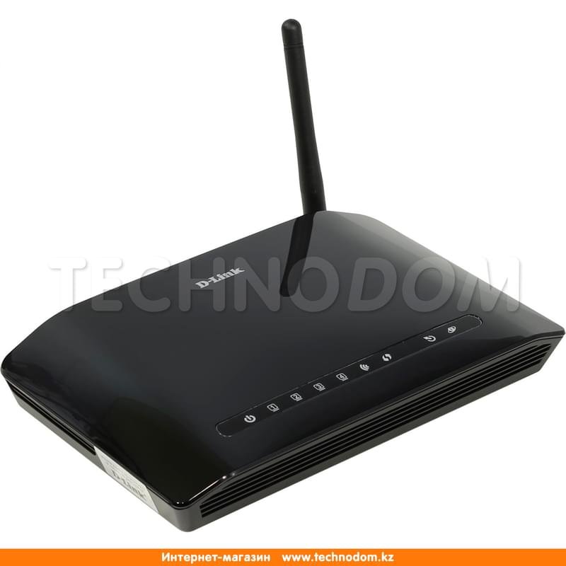 Беспроводной ADSL Модем, D-Link DSL-2640U, 4 порта + Wi-Fi, 150 Mbps (DSL-2640U/U2) - фото #1