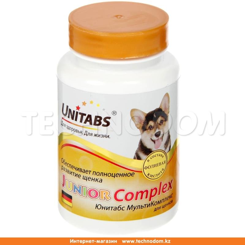 Витамины для щенков Unitabs JuniorComplex, 100 таблеток - фото #0
