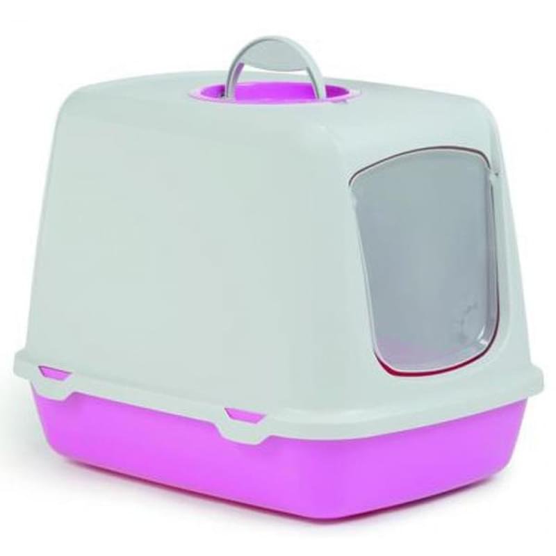 Био-туалет для кошек Savic, 50*37*40 см розовый - фото #0