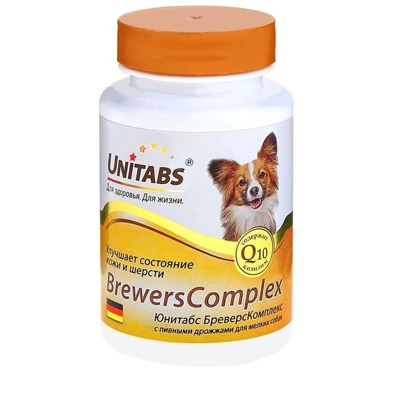 Витамины для собак мелких пород Unitabs BrewersComplex с Q10, 100 таблеток - фото #0