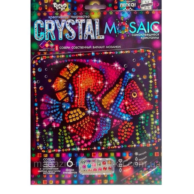 Мозаика из кристаллов «Рыбка» CRYSTAL MOSAIC - фото #0