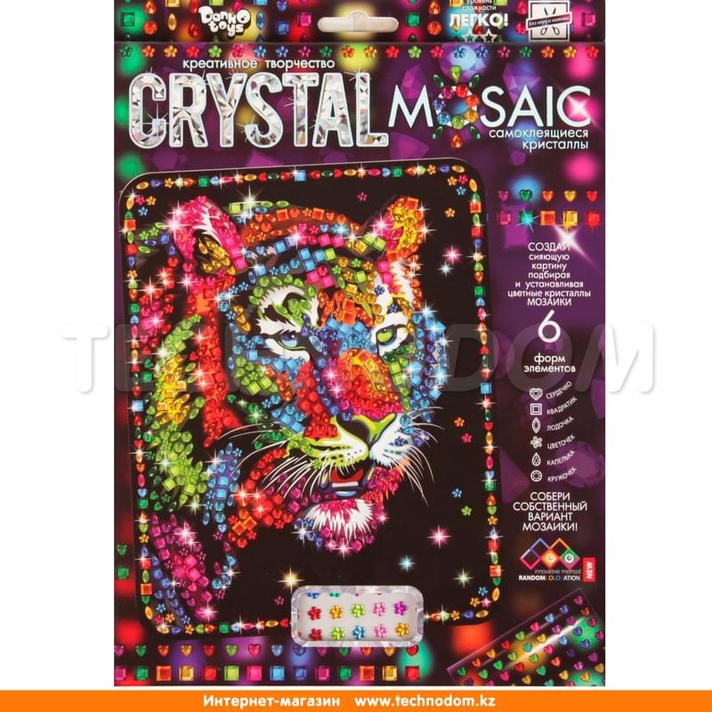 Мозаика из кристаллов «Тигр» CRYSTAL MOSAIC - фото #0