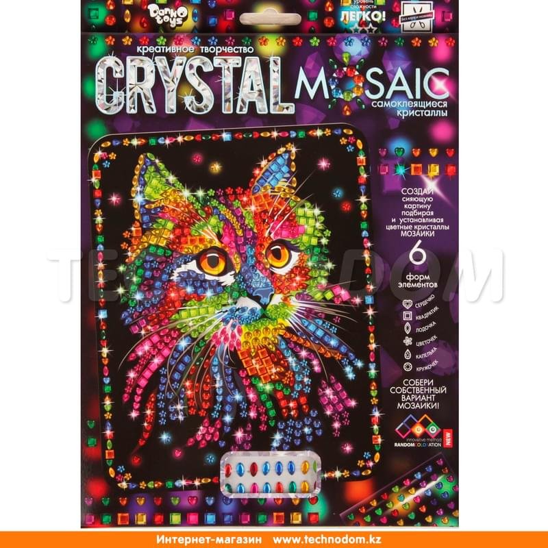 Мозаика из кристаллов «Котёнок» CRYSTAL MOSAIC - фото #0