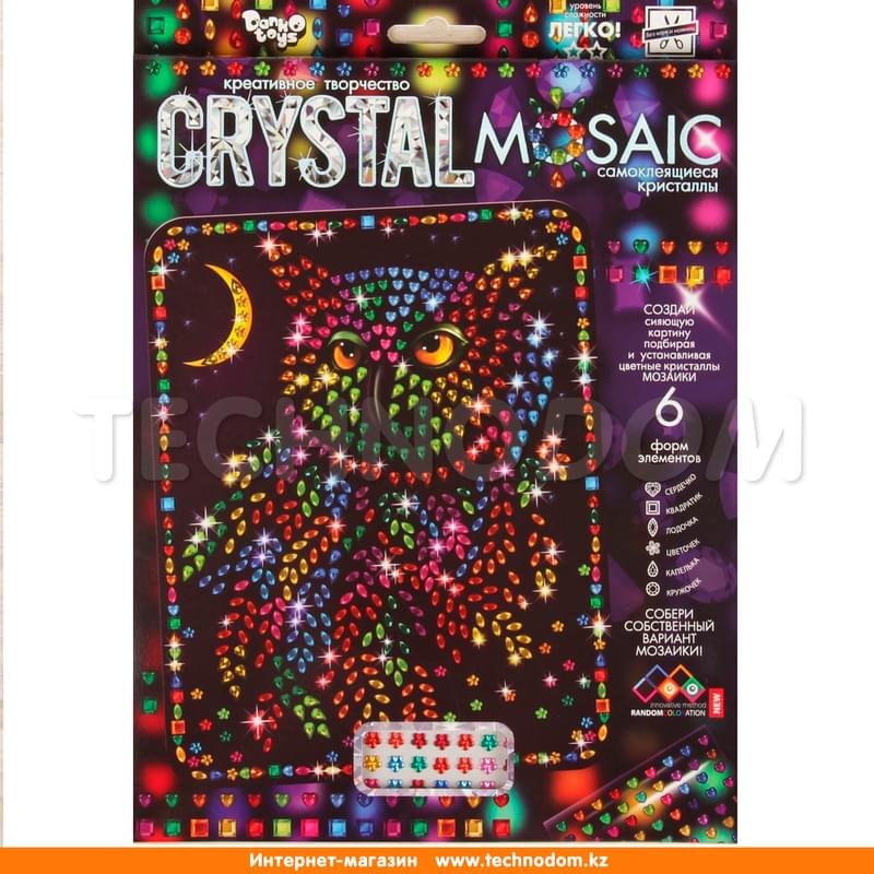 Мозаика из кристаллов «Сова» CRYSTAL MOSAIC - фото #0