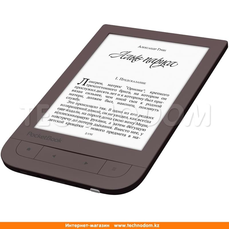 Электронная книга 6" PocketBook Touch HD (PB631) Dark Brown - фото #1