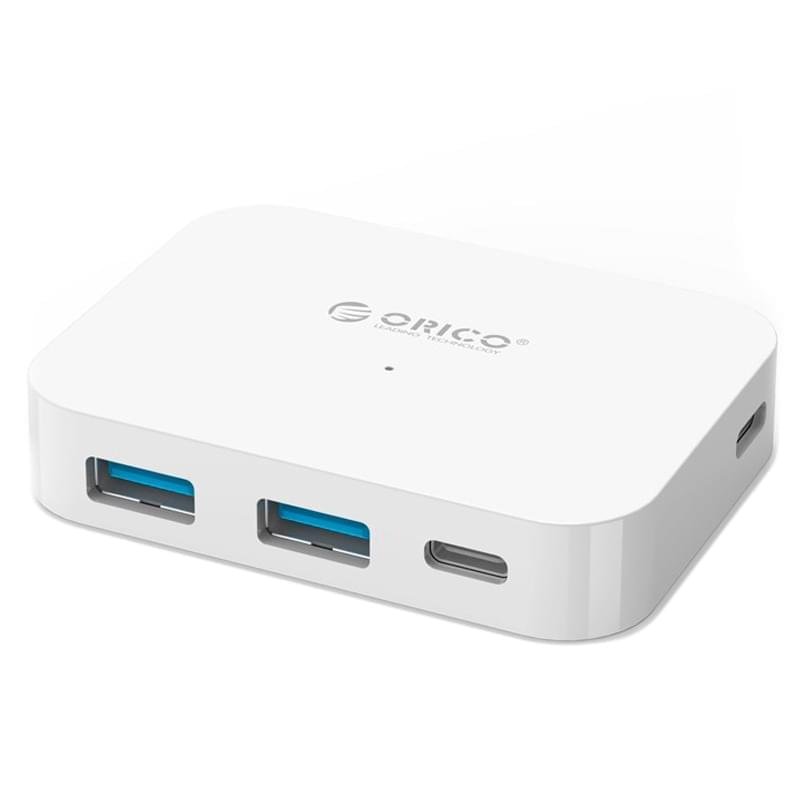Концентратор USB Type-C ORICO to 2*USB 3.0, 2*USB-C, White (TC2U-U3-WH) - фото #0