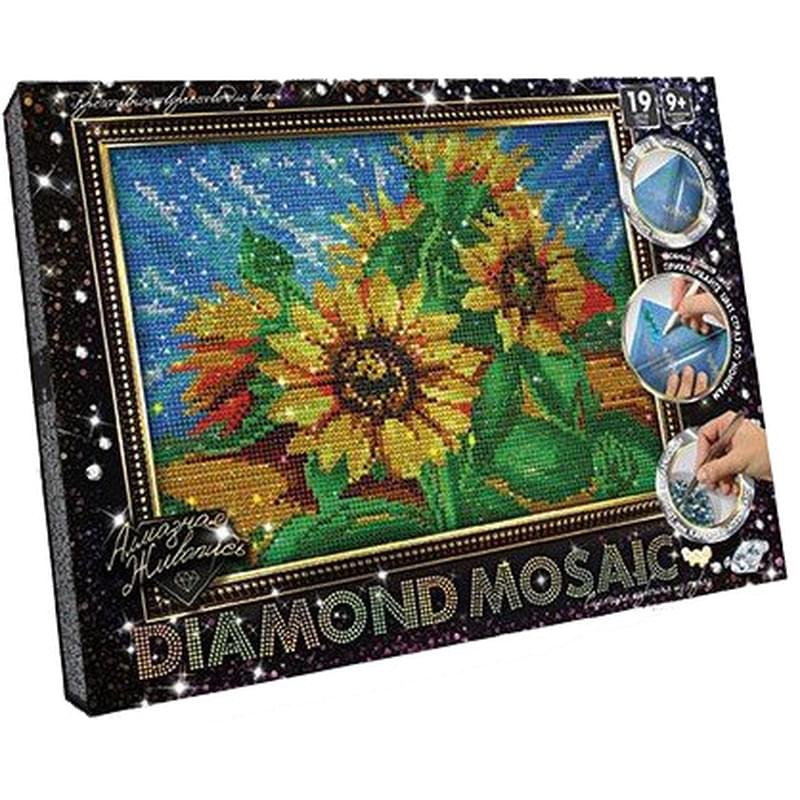 Мозаика из кристаллов «Подсолнухи» малый Diamond Mosaic - фото #0