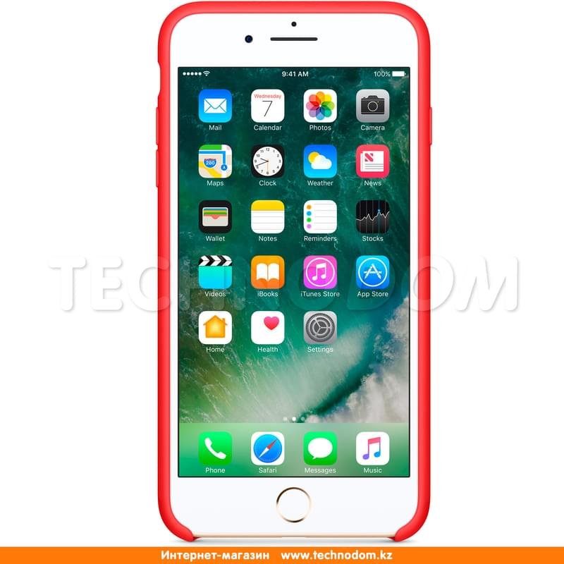 Чехол для iPhone 7 Plus/8 Plus Apple, Силикон, Red (MMQV2ZM/A) - фото #2