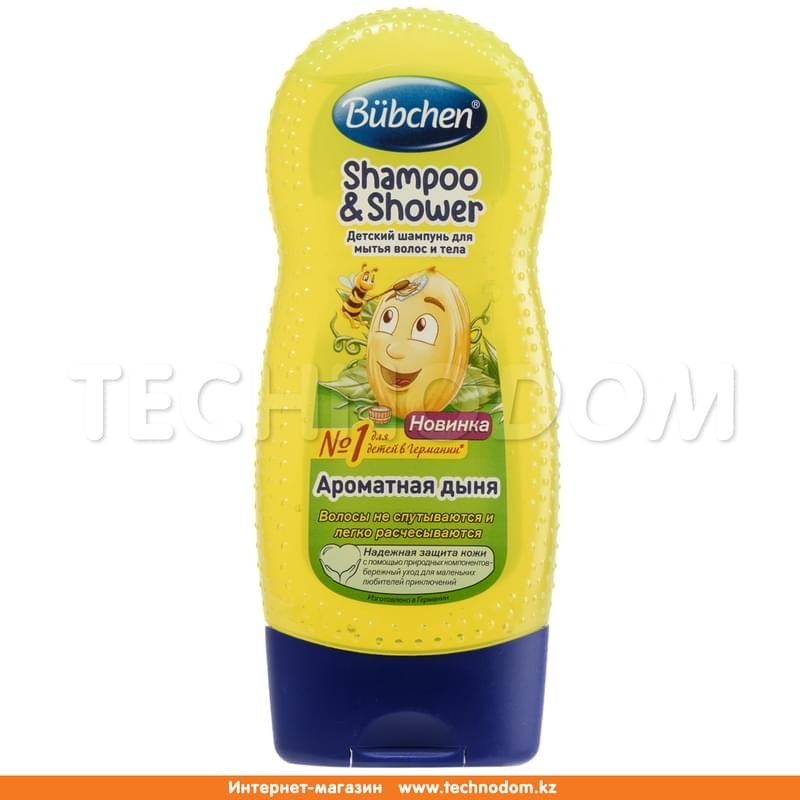 Детский шампунь для мытья волос и тела «Ароматная Дыня» Buebchen , 230 мл - фото #0