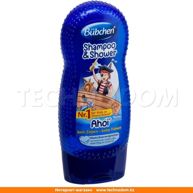 Детский шампунь для мытья волос и тела «Йо-хо-хо» Buebchen , 230 мл - фото #1