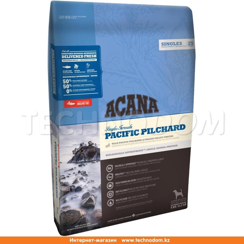 Сухой корм для собак всех пород и возрастов Acana Pacific Pilchard, 2,0 кг - фото #0