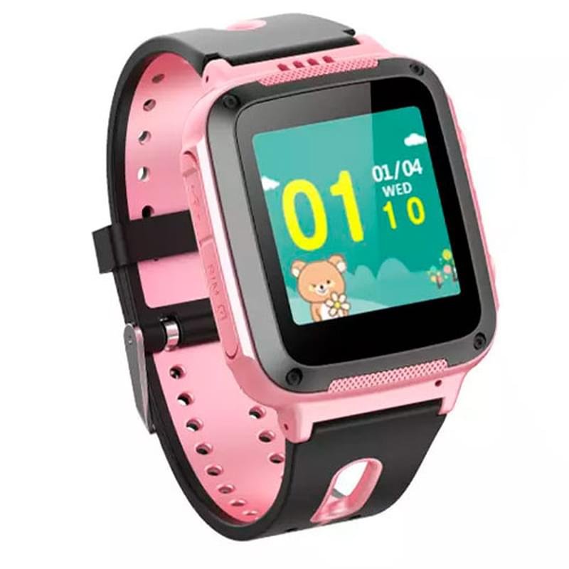 Детские смарт-часы с GPS трекером Lee Fine (Q12TCLW) Pink - фото #0