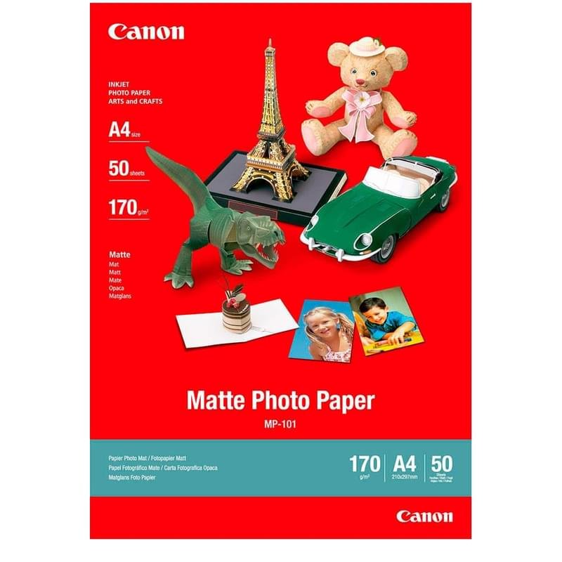 Фотобумага матовая Canon MP-101 A4 50 sheet, 170g (7981A005AD) - фото #0
