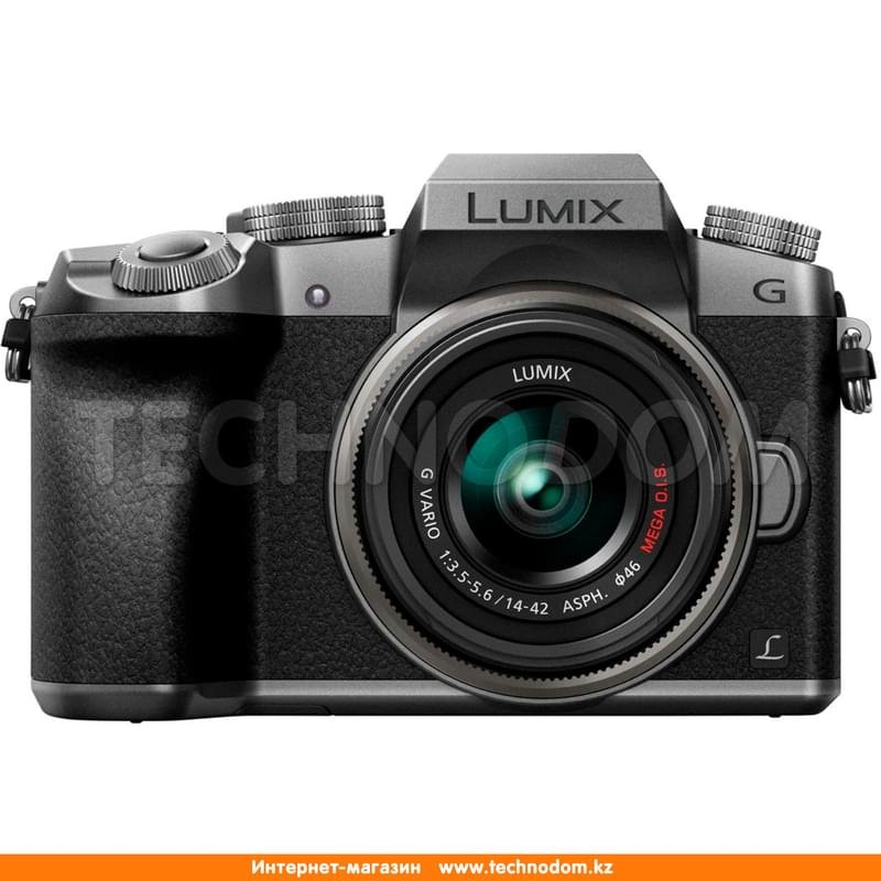 Беззеркальный фотоаппарат Panasonic DMC-G7KEE-S, + 14-42 mm Silver - фото #0