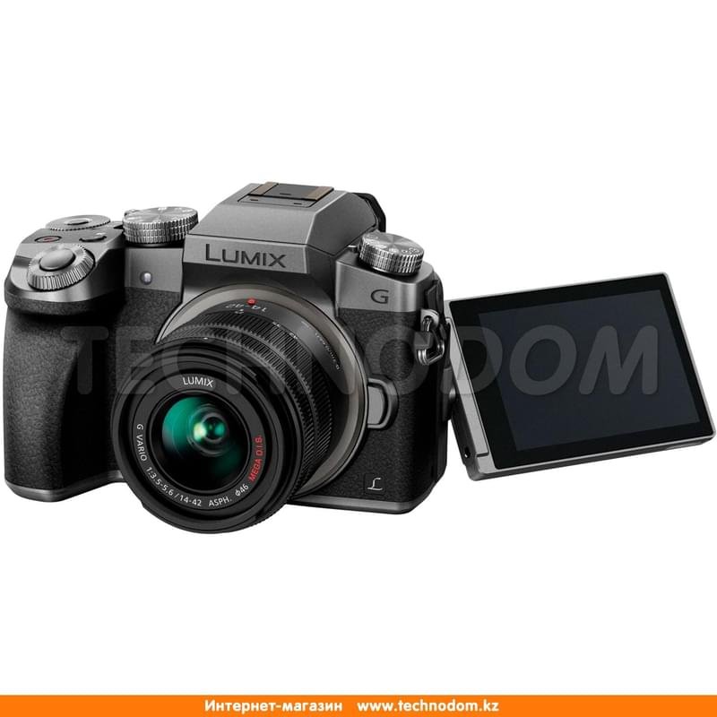 Беззеркальный фотоаппарат Panasonic DMC-G7KEE-S, + 14-42 mm Silver - фото #2