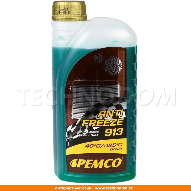 Охлаждающая жидкость PEMCO Antifreeze 913 (-40) зеленый 1л - фото #0