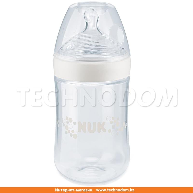 Бутылочка 260 мл с соской из силикона 6-18 мес М NUK Nature Sense - фото #1