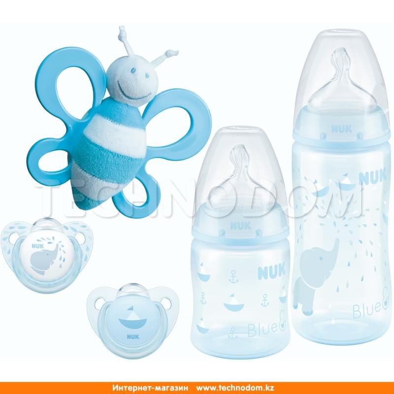 Подарочный набор для новорожденного "Baby Blue" NUK (5 предметов) - фото #0