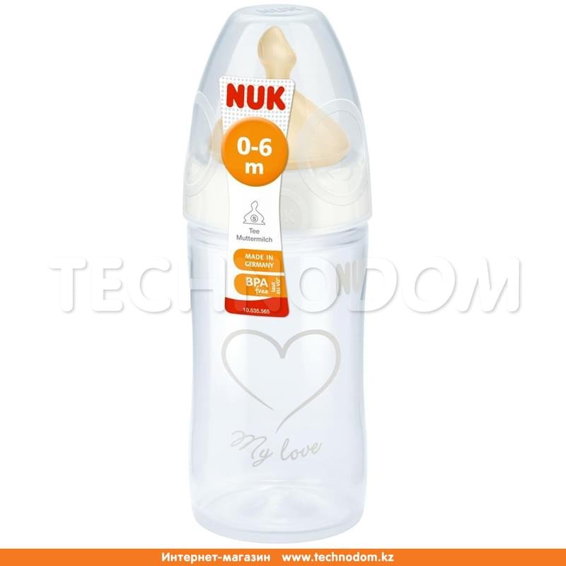 Бутылочка 150 мл с соской из латекса 0-6 мес NUK New Classiс FC+ - фото #2