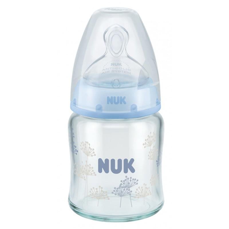 Бутылочка 120 мл с соской из силикона 0-6 мес NUK FC+ - фото #1