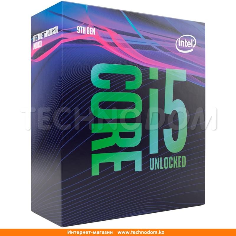 Процессор Intel Core i5-9600K (C6/T6, 9M Cache, 3.7 up to 4.6 GHz) LGA1151 BOX - фото #0