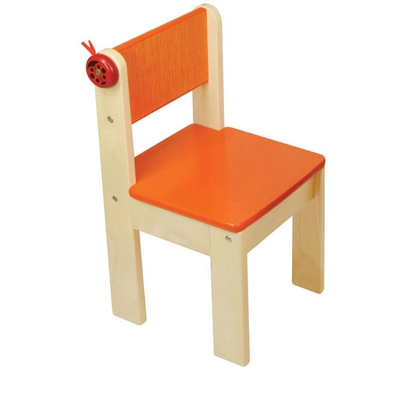 Детский стульчик-деревянный I`m Toy (оранжевый) - фото #0