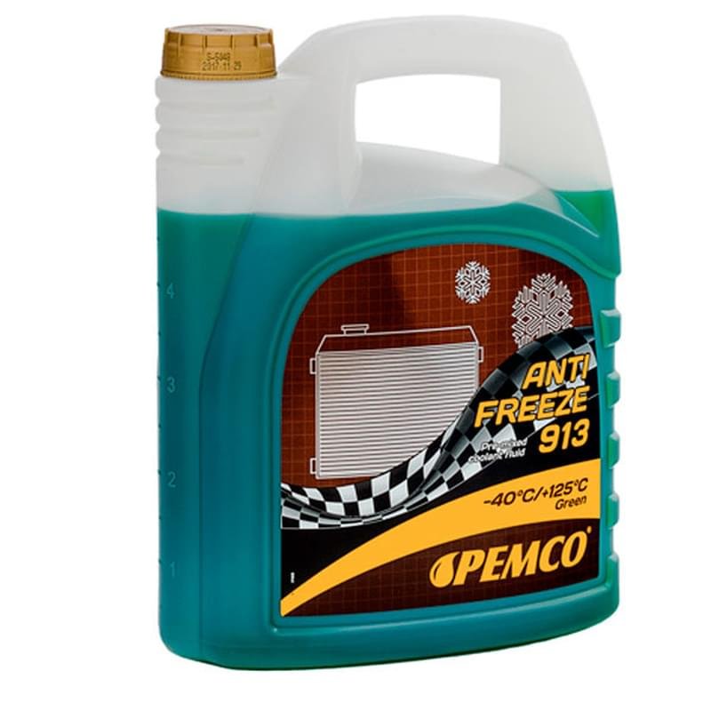 Охлаждающая жидкость PEMCO Antifreeze 913 (-40) зеленый 5л - фото #0