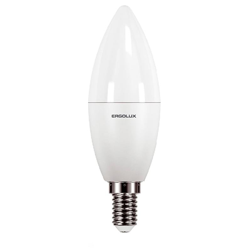 Светодиодная лампа Ergolux 9W (70W) 4500K 780lm E14 ND Холодный - фото #0